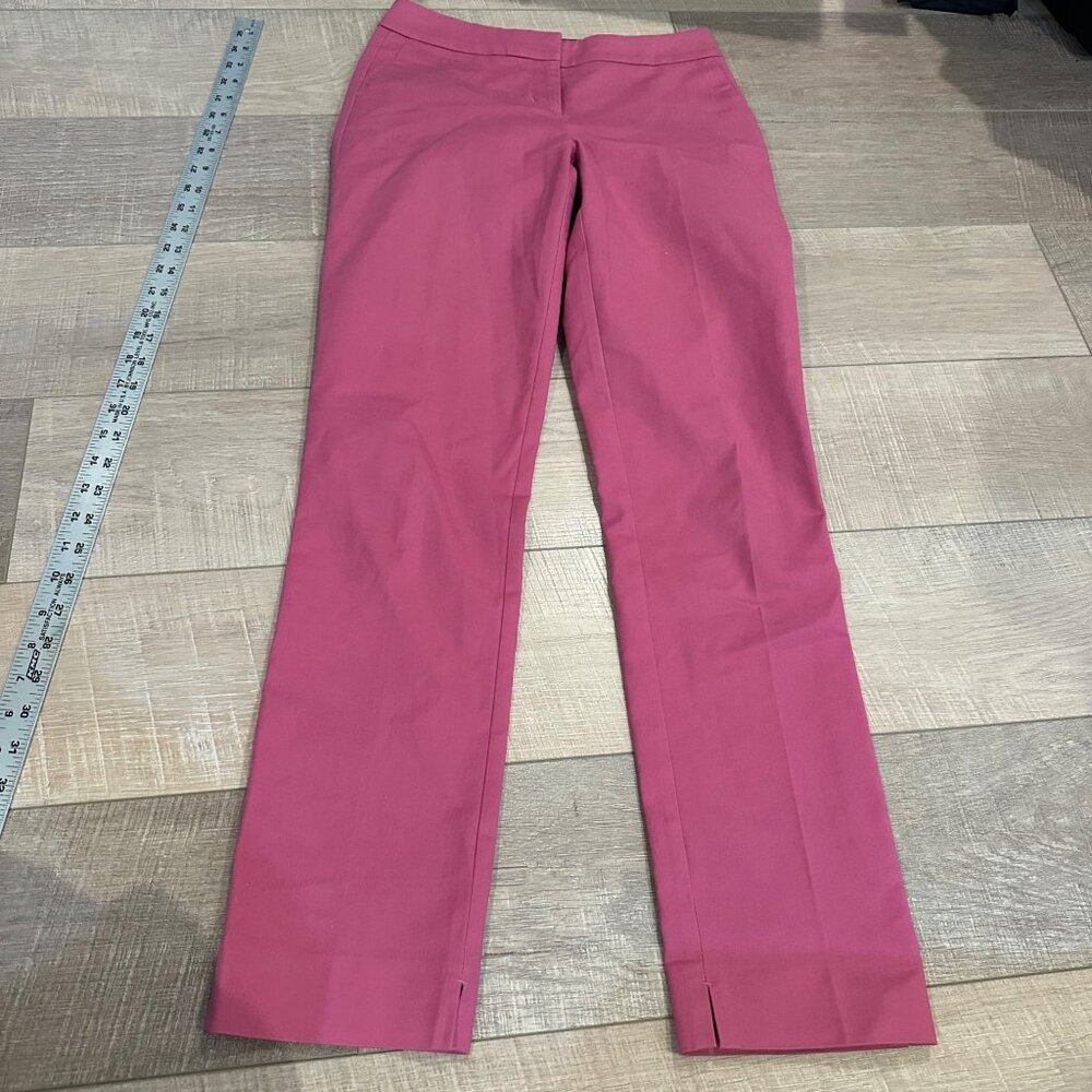 Boden Canonbury cotton trousers in Cherry Sz 2R